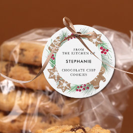 Personalisiertes Aquarellkoch Backen Geschenkanhänger