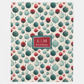 Personalisiertes Aquarellschloss Fleecedecke (Vorderseite)