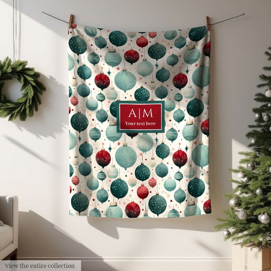 Personalisiertes Aquarellschloss Fleecedecke