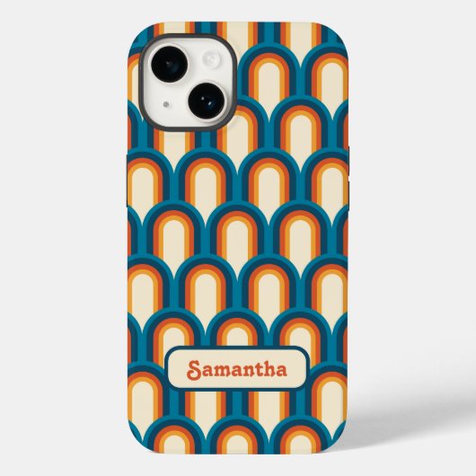 Personalisiertes Arch-Rainbow-Muster Case-Mate iPhone Hülle (Rückseite)