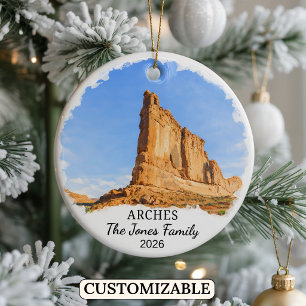 Personalisiertes Arches National Park-Ornament, Ut Keramik Ornament