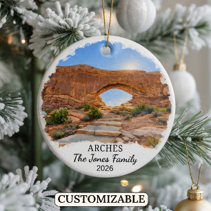 Personalisiertes Arches National Park Ornament, Ut Keramik Ornament