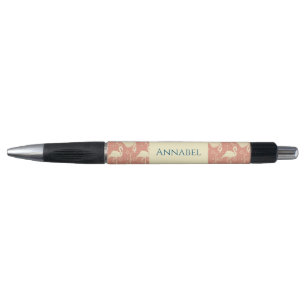 Personalisiertes Art Deco inspiriert Flamingo-Must Kugelschreiber