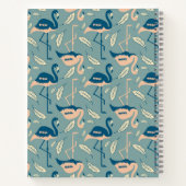 Personalisiertes Art Deco inspiriert Flamingo-Must Notizblock (Rückseite)