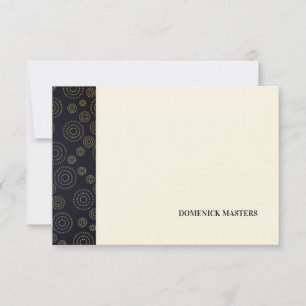 Personalisiertes Art-Déco-Muster Einladung