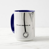 Personalisiertes Arztgeschenk Tasse (Vorderseite Links)