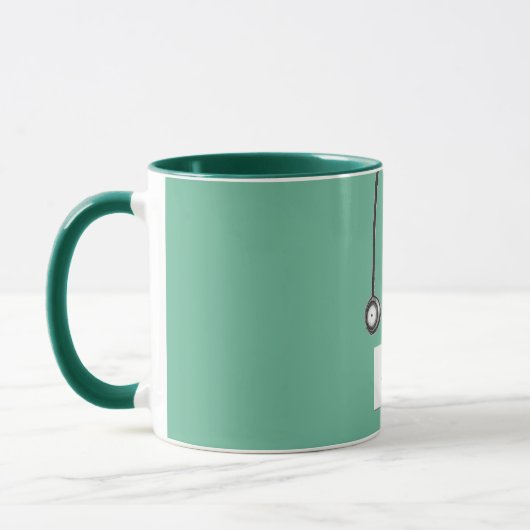 Personalisiertes Arztgeschenk Tasse (Links)
