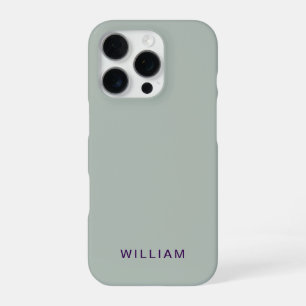 Personalisiertes Aschfarbenes iPhone-Case mit indi iPhone 16 Pro Hülle