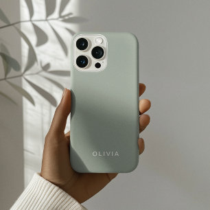 "Personalisiertes Aschgrau iPhone-Case mit individ iPhone 16 Pro Hülle