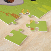 Personalisiertes asiatisches Cowgirl Jigsaw Puzzle (Seite)