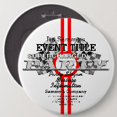 Personalisiertes aufgeladenes Party Button (Vorne & Hinten)