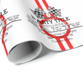 Personalisiertes aufgeladenes Party Geschenkpapier (Rolleneckpunkt)