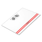 Personalisiertes aufgeladenes Party Notizblock (angewinkelt)