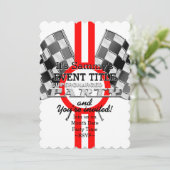 Personalisiertes aufgeladenes Performance-Party Einladung (Stehend Vorderseite)