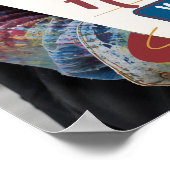 Personalisiertes aufmunterndes Fotogeschenk Poster (Ecke)