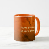 Personalisiertes Auge des Spooky Pumpkins Tasse (VorderseiteRechts)