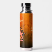 Personalisiertes Auge des Spooky Pumpkins Trinkflasche (Links)