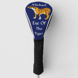 Personalisiertes "Auge des Tigers " Golf Headcover