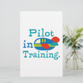 Personalisiertes Ausbildungsprogramm Briefpapier (Stehend Vorderseite)