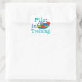 Personalisiertes Ausbildungsprogramm Quadratischer Aufkleber (Tasche)