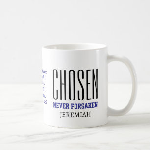 Personalisiertes AUSERWÄHLT NICHT VERLASSEN Christ Kaffeetasse