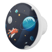 Personalisiertes Außenraummuster Keramikknauf (Rechts)