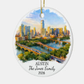 Personalisiertes Austin-Ornament, individuelles Te Keramik Ornament (Links)