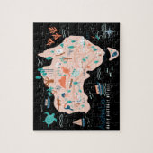 Personalisiertes Australien Karte Jigsaw Puzzle fü (Vertikal)