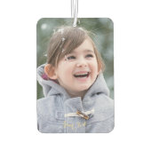 Personalisiertes Auto Dekoration Kinder Kinderwage Autolufterfrischer (Rückseite)