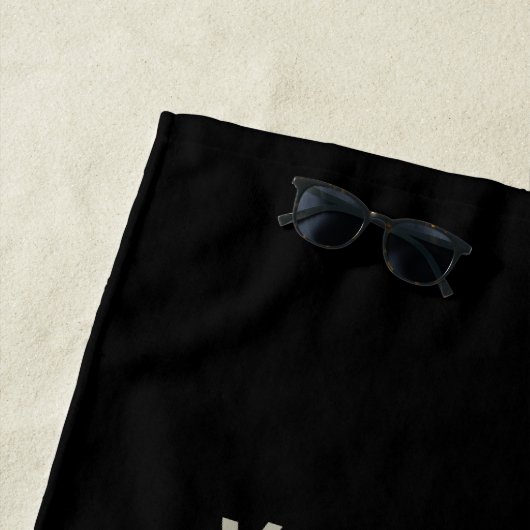 Personalisiertes Auto Mechanische Garage Retro Spa Strandtuch (Beispiel)