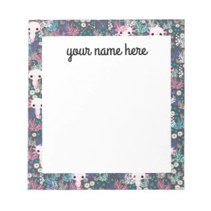 Personalisiertes Axolotl Notepad Notizblock
