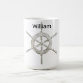 Personalisiertes B&W Helm mit Mermaids Kaffeetasse (Mittel)