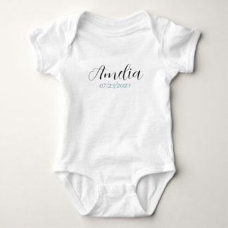 Personalisiertes Baby-Body - Benutzerdefinierter N Baby Strampler