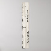 Personalisiertes Baby Boy Growth Chart aus Holz Poster (Vorne)