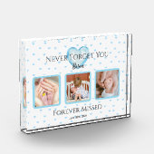 Personalisiertes Baby-Boy-Memorial-Foto Fotoblock (Links)