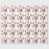 Personalisiertes Baby Boy Wrapping Paper Geschenkpapier (Flach)