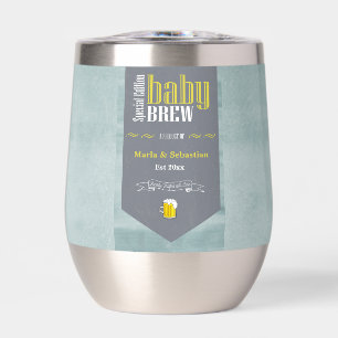 Personalisiertes Baby Brew Beer Label Sonnendusche