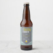 Personalisiertes Baby Brew Beer Label Sonnendusche Bierflaschenetikett (Vorderseite)