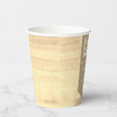 Personalisiertes Baby Brew Beer Label Sonnendusche Pappbecher (Rechts)