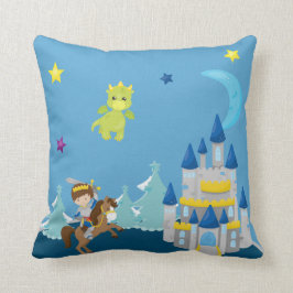 Personalisiertes Baby Dragons Mittelalterliches Ri Kissen