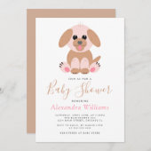 Personalisiertes Baby Duschgeschlecht neutrale Wel Einladung (Vorne/Hinten)