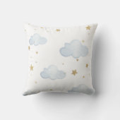 Personalisiertes Baby Elephant Kinderzimmer Custom Kissen (Rückseite)