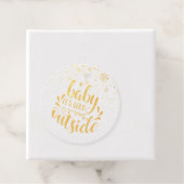 Personalisiertes Baby Es ist kalt draußen Schneefl Geschenkanhänger (Mit Box)