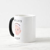 Personalisiertes Baby Face Foto Vater Geschenk Verwandlungstasse (Vorderseite Links)