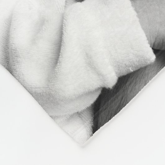 Personalisiertes Baby Foto Blanket Collage Fleecedecke (Ecke)