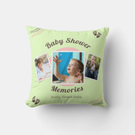 Personalisiertes Baby Foto Collage Throw Kissen Ge