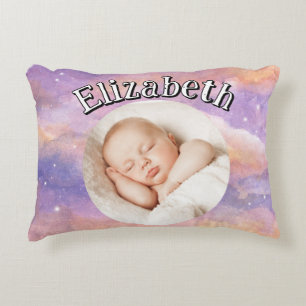 Personalisiertes Baby-Foto   Custom Baby Picture Dekokissen
