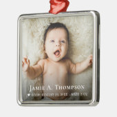 Personalisiertes Baby Foto Keepake Ornament | Cust (Links)