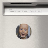 Personalisiertes Baby-Foto Magnet (In Situ (Geschirrspüler))