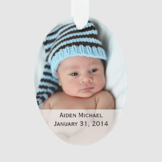 Personalisiertes Baby-Foto-Ornament Ornament